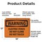 Signmission Electric Fence Do Not Climb Do Not Touch OSHA Warning Sign, Aluminum, 18in W x 12in L, 2PK OS-2PACK-WS-A-1218-L-12086 - alternate 3